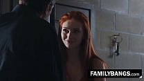 FamilyBangs.com ⭐ Little Redhead Fucked in a Jail by her Boyfriend's Old Brother, Maya Kendrick, Steve Holmes