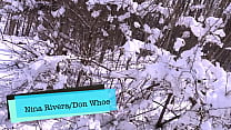 4K- Nina Rivera y Don Whoe se lo pasan genial en la Nieve