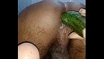 Delhi bottom fuck own asshole with cucumber