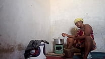 Nija woman gets fuck in the kitchen. Full video on Xred