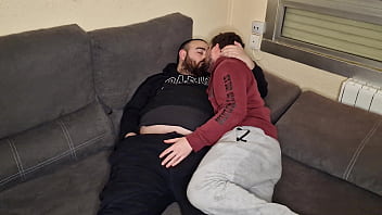 Bear and Chaser suck each other's cocks and do a 69 on the couch (Teaser)