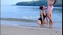 Amateur-Sex in der Öffentlichkeit am Strand