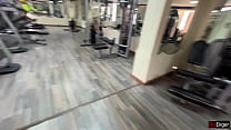 Quickie Sex in the Gym - Risky Public Fuck