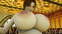 Gonfiaggio della pancia di Lara Croft 2