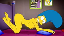 Die analschlampe Hausfrau Marge wird im Fitnessstudio und zu Hause in den Arsch gefickt, während ihr Mann bei der Arbeit ist / Die Simpsons / Parodie / Hentai / Toons