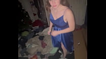 18 year old Chariti gets home from Senior Prom and wants cum