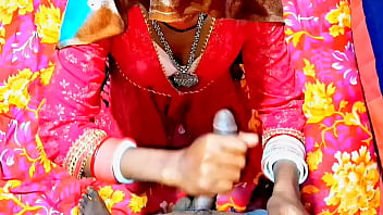 Bhabhi follada duro en traje rojo desi romance vestido rojo sujetador sexy caliente