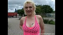 BBW blonde néerlandaise joue sexy babe
